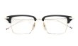 THOM BROWNE TBX422-A-01 52size WhiteGold Black