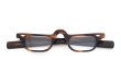 JULIUS TART OPTICAL リーディンググラス HALF EYE DEMI-AMBER