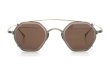 KameManNen クリップオンサングラスセット KMN-152 44size AG/ Brown-lens