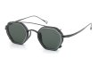 KameManNen クリップオンサングラスセット KMN-152 44size MBK/ Green-lens