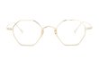 KameManNen クリップオンサングラスセット KMN-152 44size GD/ Warm-Gray-lens