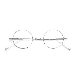 画像: PonMegane Silver925 メガネ Round-01