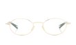 YUICHI TOYAMA. メガネ通販 Nagy U-176 COL2 White Gold / Dark Brown