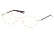 YUICHI TOYAMA. メガネ通販 Nagy U-176 COL2 White Gold / Dark Brown