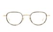 Lunetterie Generale メガネ通販 PANACHE col.Palladium & 16K Gold & Olive Inlay