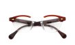 JULIUS TART OPTICAL メガネ通販 AR-44-24 RED WOOD CLEAR