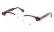 JULIUS TART OPTICAL メガネ通販 AR-46-24 RED WOOD CLEAR