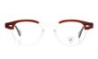 JULIUS TART OPTICAL メガネ通販 AR-46-24 RED WOOD CLEAR