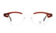 JULIUS TART OPTICAL メガネ通販 AR-44-24 RED WOOD CLEAR