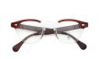 JULIUS TART OPTICAL メガネ通販 AR-46-24 RED WOOD CLEAR