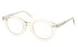 YUICHI TOYAMA. メガネ通販 YYZ U-181 COL.02 Clear sand grey / Gold+Silver