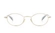 YUICHI TOYAMA. for ポンメガネ 限定生産メガネ通販 Nagy U-176 COL.7 サテン仕上げ White Gold / Clear gray