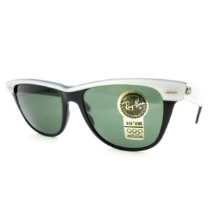 画像: B&L　RAY-BAN　メガネフレーム  WAYFARER II　ブラック×ホワイト