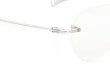 DITA Lancier ディータランシアー 縁無しメガネ通販 LSA-121 DLX121-A-05 Shiny Silver
