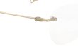 DITA Lancier ディータランシアー 縁無しメガネ通販 LSA-130 DLX130-A-01 Gold Sand ヒンジ表側のディテール
