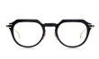 DITA ディータ 2026年新作メガネ OKULUS DTX487-A-01 Black - White Gold - Black Iron 正面