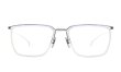 DITA ディータ メガネ通販 SCHEMA-ONE DTX106-55-09 Ice Blue - Brushed Antique Silver - Antique Silver w