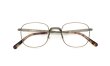 EYEVAN アイヴァン復刻 HISTORIC COLLECTION メガネ DD-21 col.ATG 46□21 折りたたみ正面