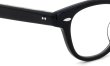 EYEVAN 定番メガネ Webb(45) col.PBK/S フロントとヒンジのディテール