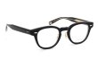 EYEVAN 定番メガネ Webb(45) col.PBK 斜め正面