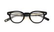 EYEVAN 定番メガネ Webb(45) col.PBK 折りたたみ正面