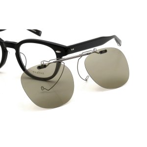 画像: EYEVAN Webb専用  跳ね上げ偏光クリップオンサングラス ポンメガネオリジナル AB