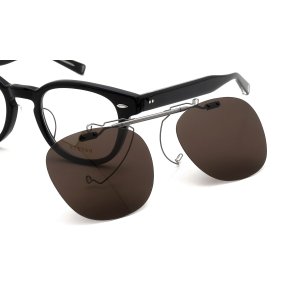 画像: EYEVAN Webb専用  跳ね上げ偏光クリップオンサングラス ポンメガネオリジナル DB