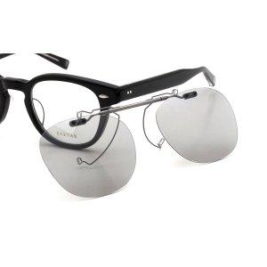 画像: EYEVAN Webb専用  跳ね上げ低偏光クリップオンサングラス ポンメガネオリジナル LGEX