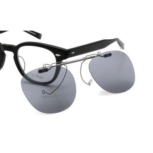 画像: EYEVAN Webb専用  跳ね上げ偏光クリップオンサングラス ポンメガネオリジナル LG