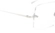 EYEVAN7285 縁無しメガネ 1196-2 (54) C.800 SILVER ヒンジ表側ディテール