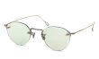 EYEVAN7285 サングラス 140(48) C.901 ANTIQUE GOLD /MRM GRN2 斜め正面
