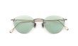 EYEVAN7285 サングラス 140(48) C.901 ANTIQUE GOLD /MRM GRN2 折りたたみ正面