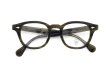 JULIUS TART OPTICAL メガネ通販 AR-48-22 OLIVE GREEN SASA 折りたたみ正面