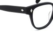 JULIUS TART OPTICAL メガネ通販 BRYAN-48-22 col.BLACK ヒンジ表側ディテール