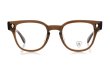 JULIUS TART OPTICAL メガネ通販 BRYAN-48-22 col.BROWN CRYSTAL II 正面
