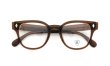 JULIUS TART OPTICAL メガネ通販 BRYAN-48-22 col.BROWN CRYSTAL II 折りたたみ正面