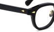 JULIUS TART OPTICAL [CHINATOWN SPECIAL ORDER] メガネ AR-46-24 NYC Gold col.Black/Gold ヒンジ表側ディテール