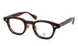 JULIUS TART OPTICAL [CHINATOWN SPECIAL ORDER] メガネ AR-46-24 NYC Gold col.Demi Amber/Gold 斜め正面