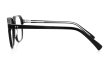 Lunetta BADA メガネ通販 NO.555 col.0110 BLACK・BLACK CLEAR