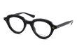 MAX PITTION マックス ピティオン メガネ通販 GORIOT 46-26 col.PIANO BLACK PL-021A 斜め正面