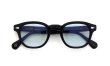 MOSCOT 紫外線調光サングラス LEMTOSH  46size(M) col.BLACK BLUE+ 偏光反応前