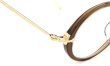 Oliver Goldsmith 100th Anniversary 限定復刻メガネ PORTSMOUTH col.Whiskey ヒンジのディテール