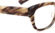 Oliver Goldsmith 定番メガネ CONSUL-s col.Vintage Horn ヒンジ表側ディテール