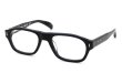 PETER AND MAY 伊達メガネ COTE COUR col.BLACK 斜め正面