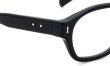 PETER AND MAY 伊達メガネ COTE COUR col.BLACK ヒンジ表側ディテール
