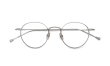 PETER AND MAY 伊達メガネ通販 TT1 RUN RUN ANTIQUES SILVER 折りたたみ正面