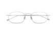 PETER AND MAY 伊達メガネ通販 TT11 AKIRA col.BRUSHED SILVER 折りたたみ正面