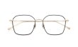 PETER AND MAY ピーターアンドメイ 伊達メガネ通販 TT6 MONDAY col.BLACK&GOLD