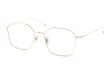 PETER AND MAY 伊達メガネ通販 TT6 MONDAY col.GOLD 斜め正面