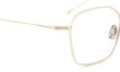 PETER AND MAY 伊達メガネ通販 TT6 MONDAY col.GOLD ヒンジ表側ディテール